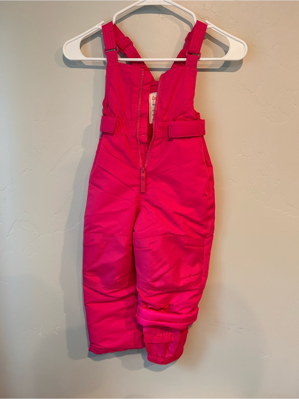 Cat & Jack Hot Pink Kids Snow Bib Overalls